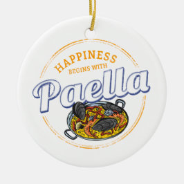 Ornamento De Cerâmica Paella Snack Vintage Espanha Paella Pan Souvenir