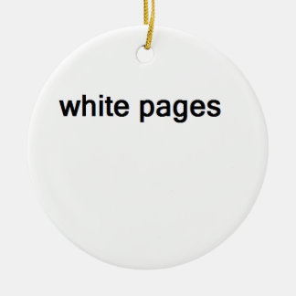 Ornamento De Cerâmica páginas brancas