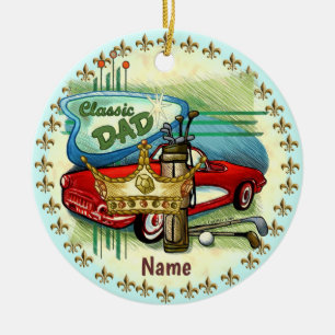 Ornamento De Cerâmica Pai Clássico