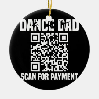 Ornamento De Cerâmica Pai De Dança Funny Dancing Pai Verificar O Pagamen