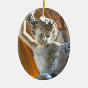 Ornamento De Cerâmica pai e filho