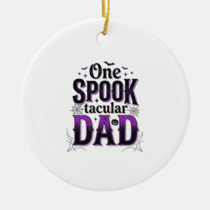Ornamento De Cerâmica Pai Espetacular de Halloween Design Vetorial Vinta