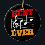 Ornamento De Cerâmica Pai Musical Mens - Melhor Pai De Banda<br><div class="desc">Pai Musical Mens - Melhor Pai De Banda. Presente perfeito para seu pai, mãe, pai, homens, mulheres, amigos e familiares no Dia de Ação de Graças, Dia de Natal, Dia de as mães, Dia de os pais, 4 de julho de 1776 Dia Independente, Dia dos Veteranos, Dia do Halloween, Dia...</div>