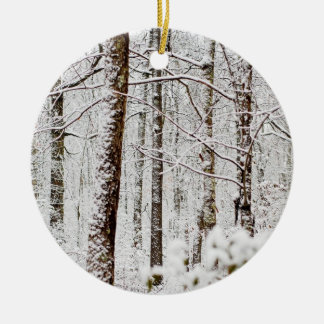 Ornamento De Cerâmica País das maravilhas nevado de Pocono