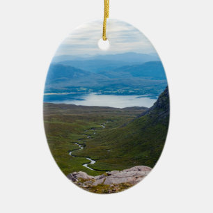 Ornamento De Cerâmica Paisagem típica das Highlands escocesas - Escóci