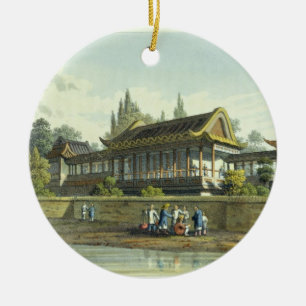 Ornamento De Cerâmica Palácio de verão do imperador, oposto à cidade