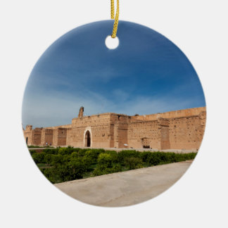 Ornamento De Cerâmica Palácio El Badi, Marraquexe, Marrocos