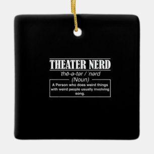 Ornamento De Cerâmica Palco de definição de Nerd atriz Acionador de tamp