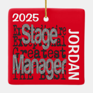 Ornamento De Cerâmica Palco Manager Extraordinário PERSONALIZADO