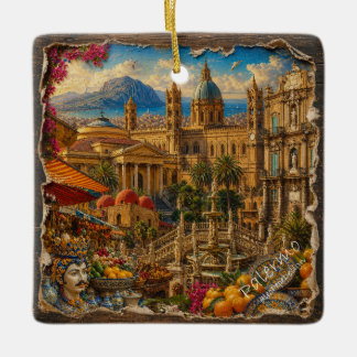 ORNAMENTO DE CERÂMICA PALERMO,