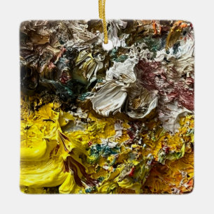 Ornamento De Cerâmica Paleta de artistas #1