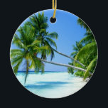 Ornamento De Cerâmica Palm Beach tropical!<br><div class="desc"></div>