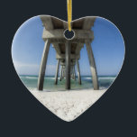 Ornamento De Cerâmica Panamá City Beach Pier<br><div class="desc">Panamá City Beach Pier</div>