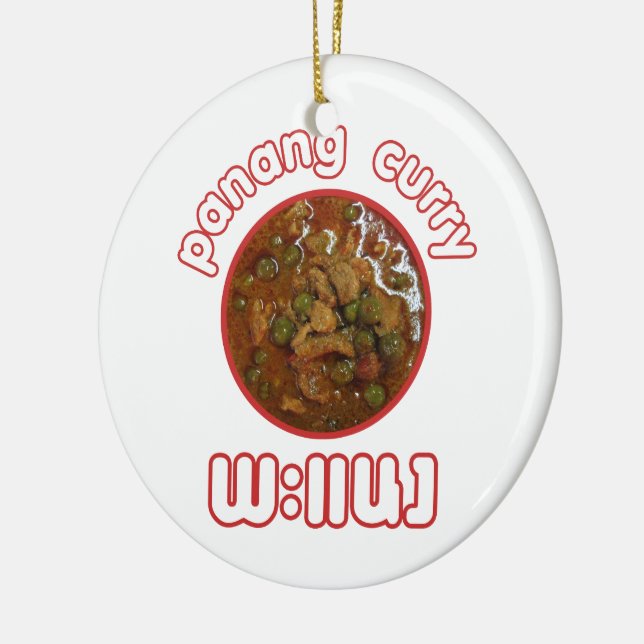 Ornamento De Cerâmica Panang Thai Curry ... Comida da rua Tailândia (Esquerda)