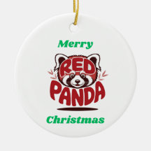 Panda Vermelho Feliz Natal