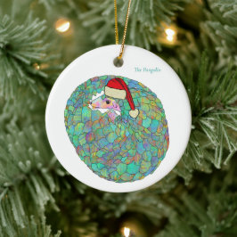 Ornamento De Cerâmica Pangolin - Animal selvagem ameaçado