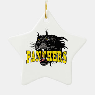 ORNAMENTO DE CERÂMICA PANTHERS MASCOT