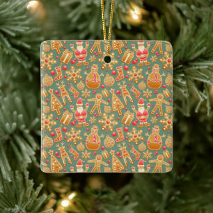 Ornamento De Cerâmica Pão de especiarias/biscoitos/Natal