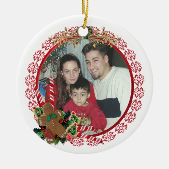 Ornamento De Cerâmica Pão-de-pão (Frente)