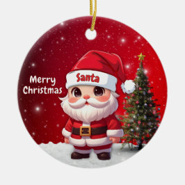 Ornamento De Cerâmica Papai Noel 🎅🎄