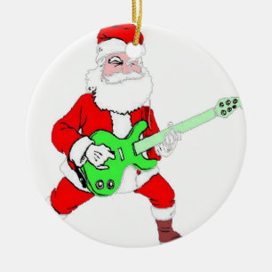 ORNAMENTO DE CERÂMICA PAPAI NOEL DA ROCHA & DO ROLO