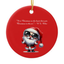 Papai Noel engraçado Feliz Natal