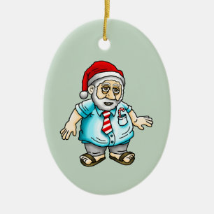 Ornamento De Cerâmica Papai Noel moderno