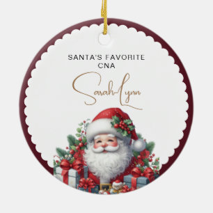 Ornamento De Cerâmica Papais noeis Favoritos CNA