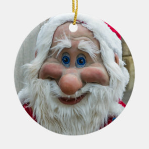 Ornamento De Cerâmica Papais noeis gnomo mascara de árvore de Natal