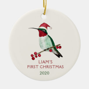 Ornamento De Cerâmica Papais noeis personalizados
