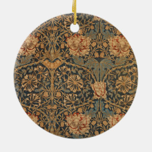 Ornamento De Cerâmica Papel de parede rico William Morris Honeysuckle
