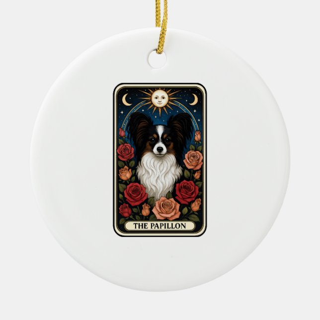 Ornamento De Cerâmica Papillon (Frente)