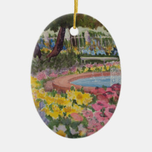 Ornamento De Cerâmica Papoilas de jardim Portsmouth do parque do