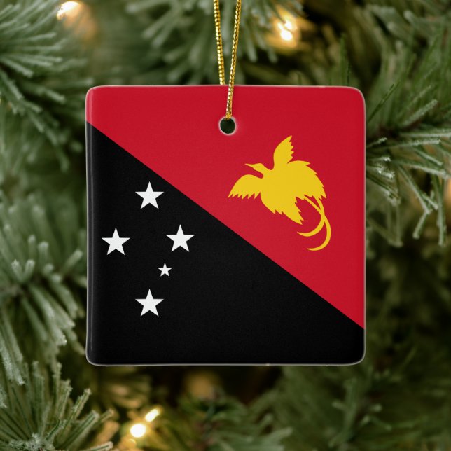Ornamento De Cerâmica Papua Nova Guiné (Árvore)