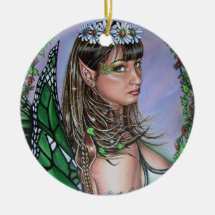 Ornamento De Cerâmica Para sempre.