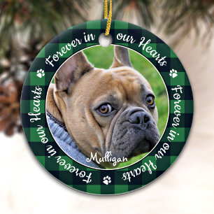 Ornamento De Cerâmica Para sempre em nosso Memorial de Pet Dog Xadrez