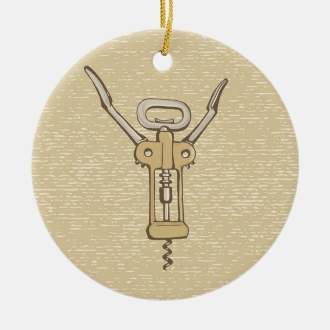 Ornamento De Cerâmica Parafuso (Frente)