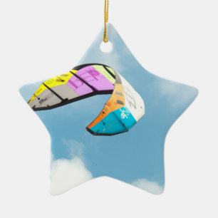 ORNAMENTO DE CERÂMICA PARAGLIDING