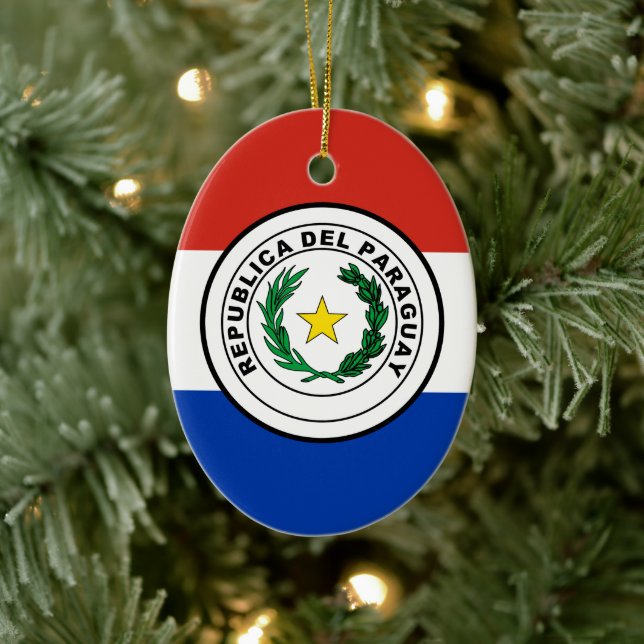 Ornamento De Cerâmica Paraguai (Árvore)