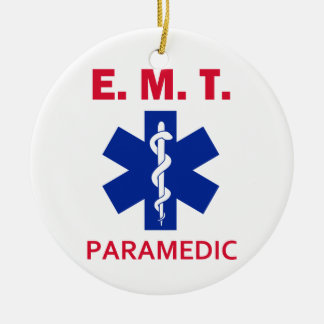 Ornamento De Cerâmica paramédico EMT
