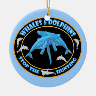 Ornamento De Cerâmica Parar a caça à baleia