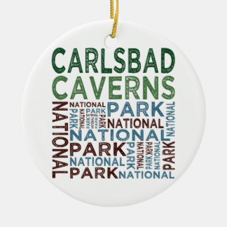 Ornamento De Cerâmica Parque Nacional Carlsbad Caverns
