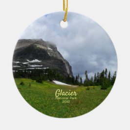 Ornamento De Cerâmica Parque Nacional das Montanhas e dos Glaciares dos 