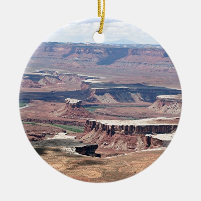 Ornamento De Cerâmica Parque nacional de Canyonlands, Utá, EUA 8 (Frente)