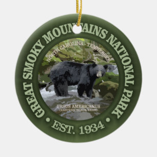 Ornamento De Cerâmica Parque nacional de Great Smoky Mountains