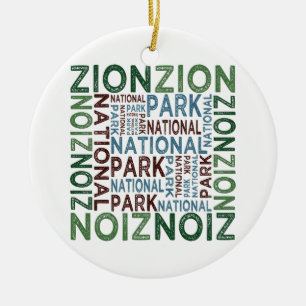 Ornamento De Cerâmica Parque nacional de Zion