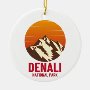 ORNAMENTO DE CERÂMICA PARQUE NACIONAL DENALI