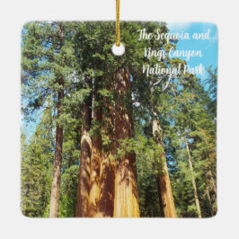 Ornamento De Cerâmica Parque Nacional do Sequoia e Kings Canyon