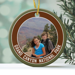 Ornamento De Cerâmica Parque Nacional Grand Canyon Souvenir