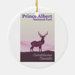 Ornamento De Cerâmica Parque Nacional Prince Albert, Saskatchewan, Canad